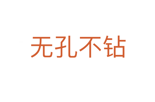 無(wú)孔不鉆