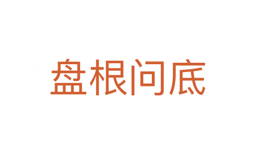 盤根問(wèn)底