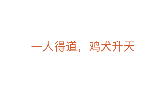 一人得道，雞犬升天