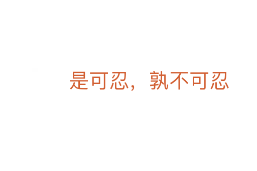 是可忍，孰不可忍