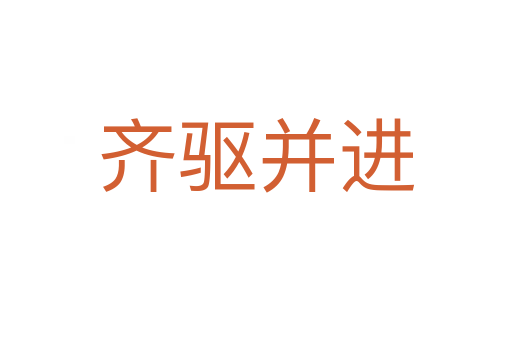 齊驅(qū)并進(jìn)