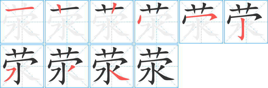 滎的筆順?lè)植窖菔?>
					
                    <hr />
                    <h2>滎的基本信息</h2>
                    <div   id=